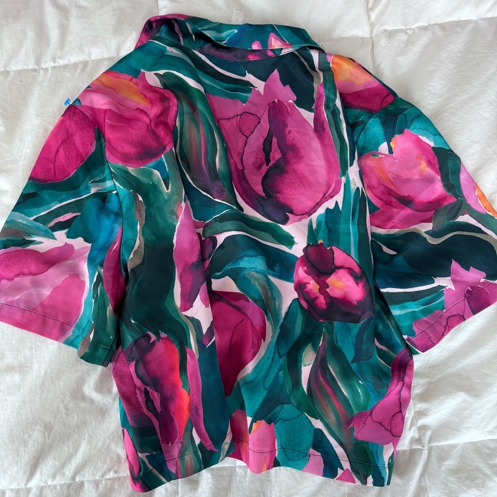 Fabletics | Floral two‎ piece summer pajama set (small top/medium bottom) - Picture 10 of 10